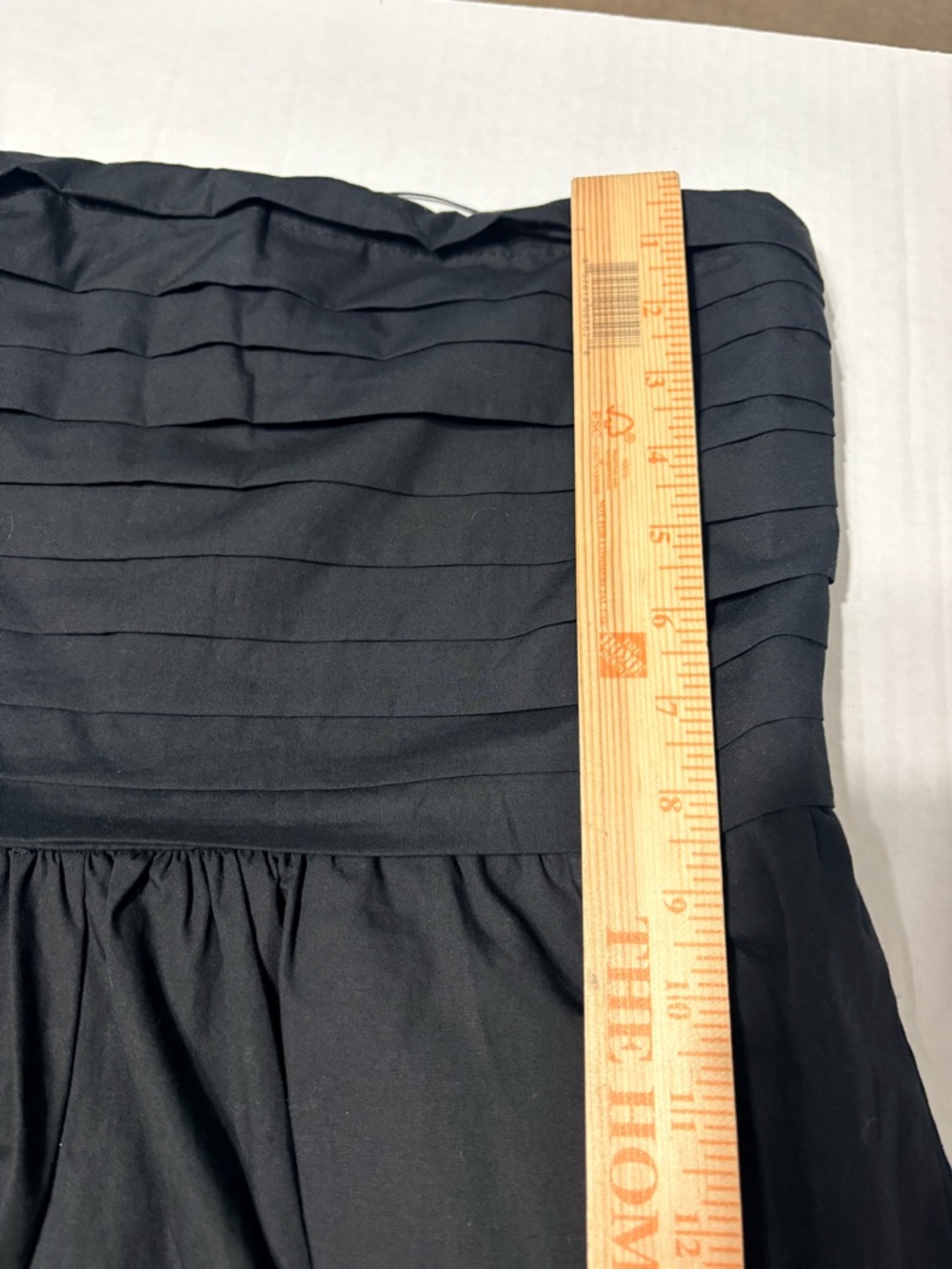 Band of the Free Strapless Black Wide-Leg Jumpsuit w Pleated Bodice Smocked Back - Picture 12 of 15